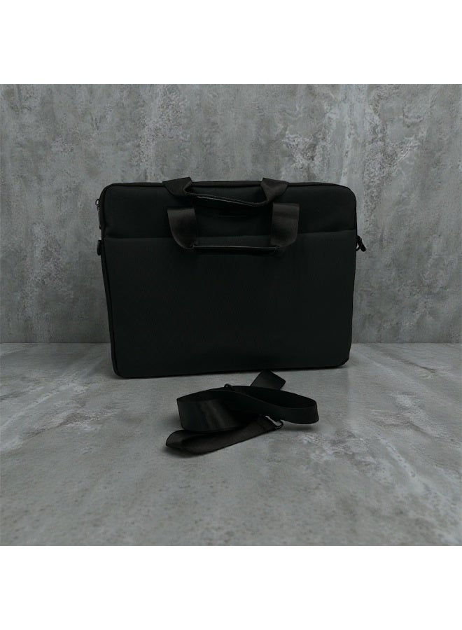 15.6-inch laptop bag, lightweight computer bag, business travel bag, water-resistant shoulder bag, messenger bag for men and women for work and office - Image 3